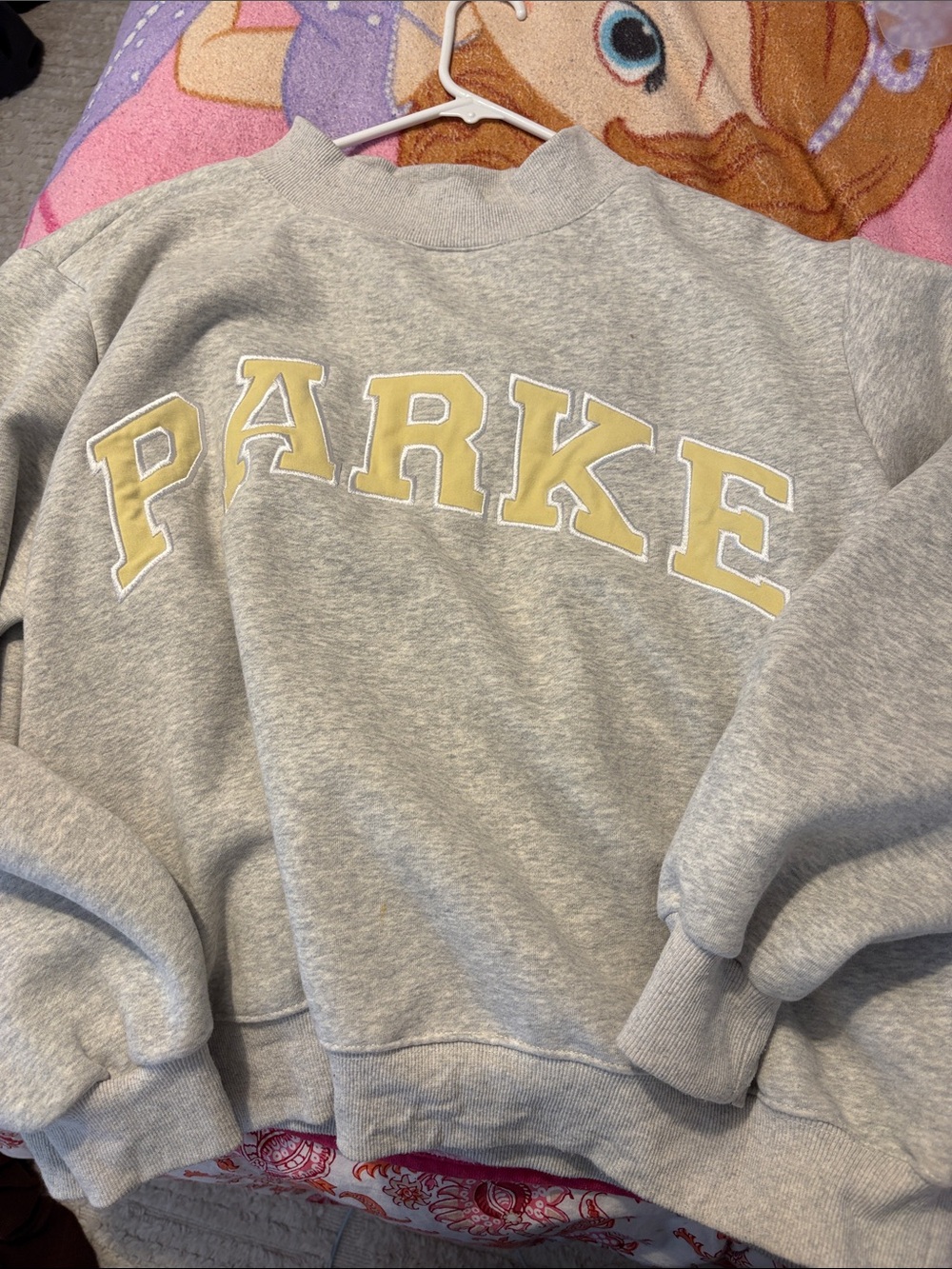 Gray 'PARKE' Crewneck Sweatshirt - Casual Women's Pullover